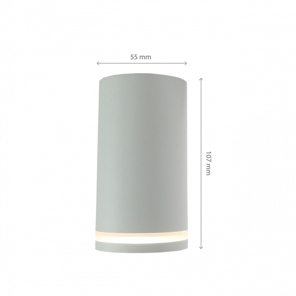 Oprawa oświetleniowa CHLOE MINI RING natynkowa GU10 biała