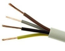 Przewód linka OWY 4x0,75 biały