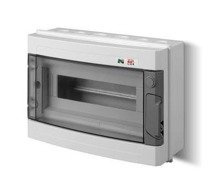 Rozdzielnica n/t RN 13 mod N+PE  IP55 drzwi transparentne