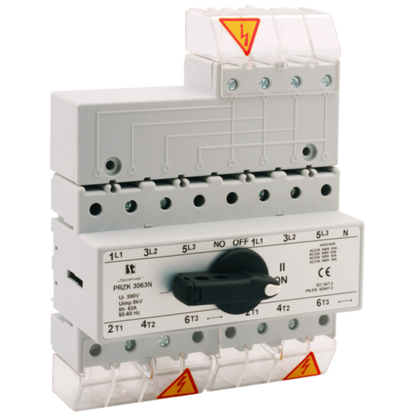 Spamel Przełącznik źródła zasilania 63A PRZK-4063\W02