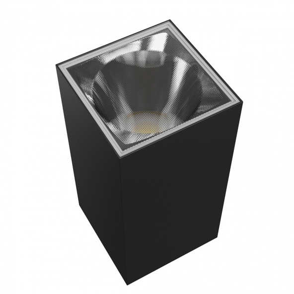 Oprawa oświetleniowa elewacyjna Torre kwadrat 18W CCT Czarna