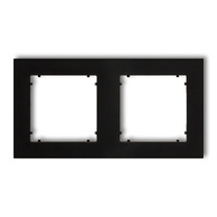 Karlik MINI czarny 12MR-2 Ramka podwójna