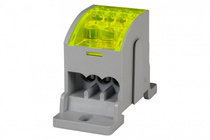 Blok rozdzielczy LKN 80A (3x16 / 4x6) - żółty Al/Cu