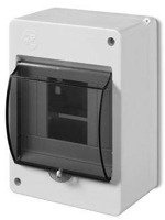 Rozdzielnica n/t 4 mod z szybką transparentną