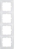 Berker B.Kwadrat ramka 4-krotna biała