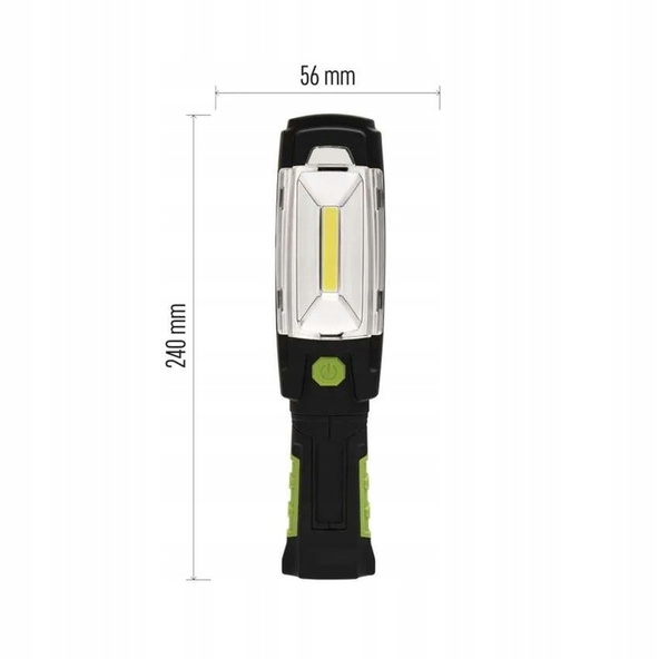 EMOS Lampa warsztatowa LED COB 3W+6 LED 380 lm, 2500mAh ładowalna