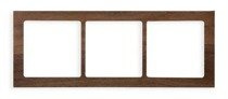 Karlik Deco Ramka uniwersalna 3-krotna - drewno (orzech amerykański)