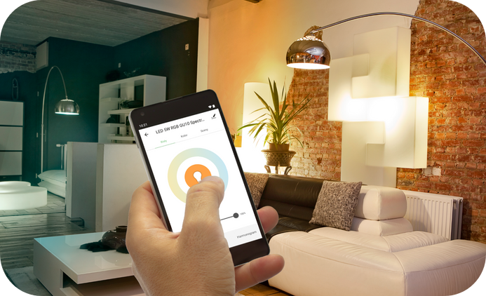 Żarówka LED E14 5W WI-FI kulka zmiana barwy SMART