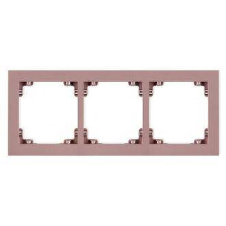 Karlik Deco Ramka uniwersalna potrójna Pastel Matt