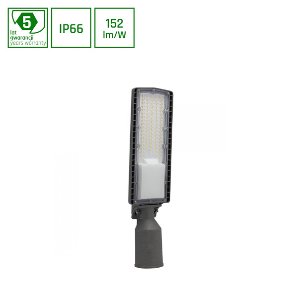 Oprawa ULICZNA 50W NW 230V Streetos130/80st IP66 IK09 5 lat gw.