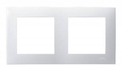 Ospel Szafir biały Ramka podwójna