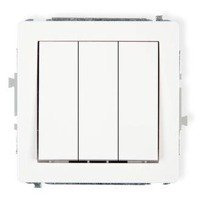 KARLIK DECO BIAŁY DWP-7 ŁĄCZNIK POTRÓJNY