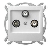 Ospel IMPRESJA Gniazdo RTV-SAT z dwoma wyjściami SAT