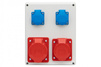 Rozdzielnica budowlana erbetka R-240 gn. 16A 5p, 32A 5p, 2x230V
