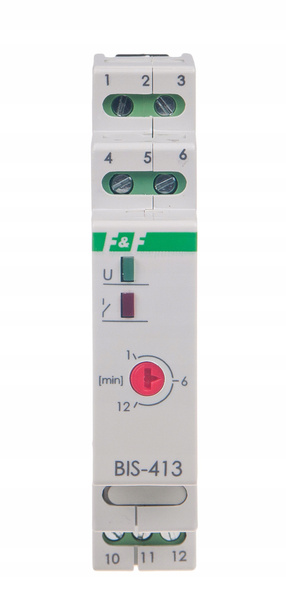 F&F Przekaźnik bistabilny z wyłącznikiem czasowym 230V