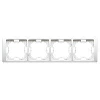 Simon Kontakt Basic Neos ramka 4-krotna biała