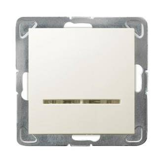 Ospel IMPRESJA Łącznik jednobiegunowy z podświetleniem pomarańczowym