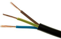 Przewód OWY 3x2,5 300/500V czarny