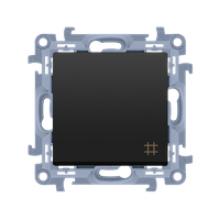 Łącznik krzyżowy SIMON 10 czarny
