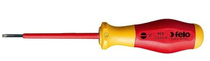 FELO Wkrętak płaski  2,5 x 0,4 -  75 VDE
