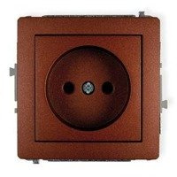 Karlik Deco Mechanizm gniazda pojedynczego bez uziemienia 2P