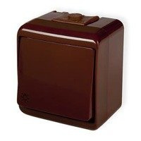 JUNIOR brąz Łącznik zwierny światło hermetyczny