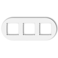 Karlik MINI biały MRTO-3 Ramka okrągła potrójna