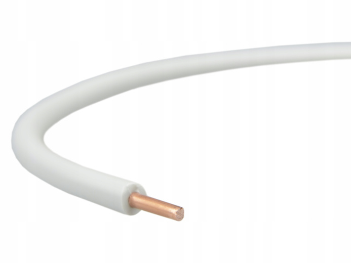 Przewód DY0,75 H07V-U biały