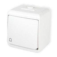 JUNIOR biały łącznik zwierny dzwonek WHE-4