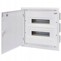 ETI Rozdzielnia p/t 2x18 36mod ERP drzwi metalowe IP40  