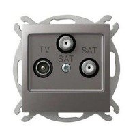 Ospel IMPRESJA Gniazdo RTV-SAT z dwoma wyjściami SAT