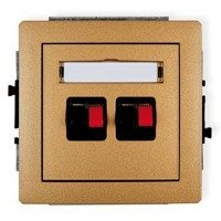 Karlik Deco Mechanizm gniazda głośnikowego podwójnego