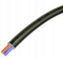 Przewód OMY 2x1,5 300/300V czarny