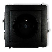 Karlik Deco Mechanizm gniazda pojedynczego z uziemieniem 2P+Z