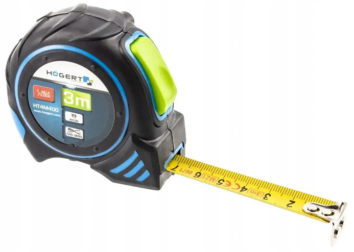 HOEGERT Miara zwijana auto stop nylon z magnesem 3m HT4M400