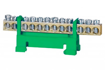 Listwa ochronna 12-modułowa zielony