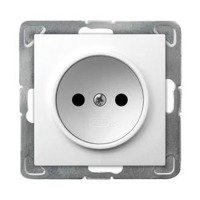 Ospel IMPRESJA biały Gniazdo pojedyncze b/u