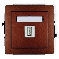 Karlik Deco Mechanizm gniazda pojedynczego USB-AA