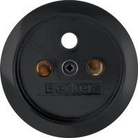 Serie 1930/Glas Płytka czołowa do gniazda z/u czarny