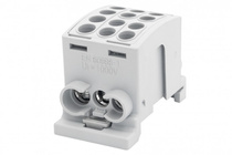 Zacisk HLK 100A-3 (1x25,2x16 / 1x25,2x16) - szary (F2.0362)