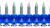 Rawlplug Gwoździe do betonu 22mm do SC40II opak 1000 szt.