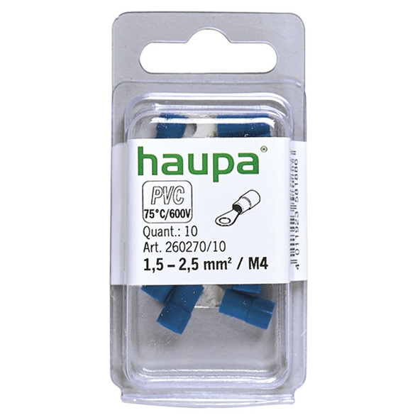 HAUPA Końcówka oczkowa DIN 1,5-2,5 M4 260270/10/B