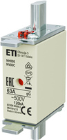 Wkładka bezpiecznikowa NH00C 63A gG 500V WT-00C