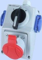 Zestaw instalacyjny lewo/prawo 32A 5P IP54 2x230V