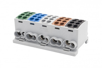 Zacisk HLK 5x100A-2 (1x25,1x16 / 1x25,1x16) - 3L+N+PE Al/Cu