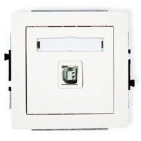 Karlik Deco Mechanizm gniazda pojedynczego USB-AB