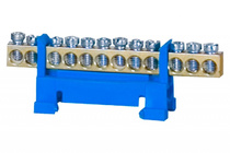 Listwa zerowa 12-modułowa niebieska