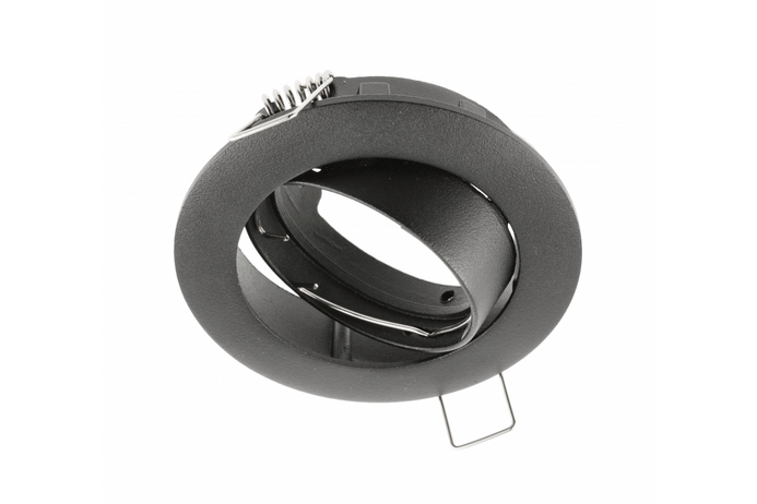 GTV Oprawa sufitowa ruchoma okrągły czarna OP-PRAN5-00