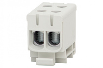 Listwa zaciskowa w korpusie 1-torowa (2x50/2x50mm2) Al/Cu szara