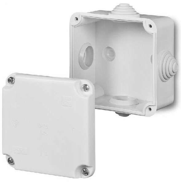 EPN puszka natynkowa biała PK-0 IP55 92x92x50 0224-00